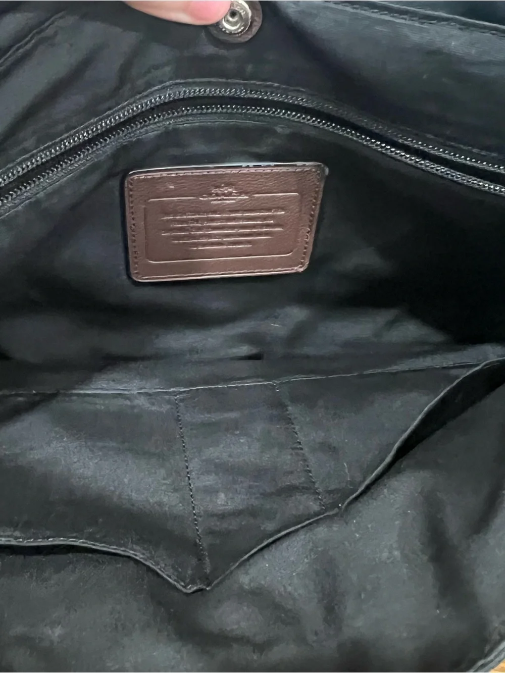 Coach sleek dark